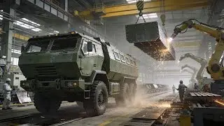 Inside a Modern Armored Vehicle Factory: From Steel Plates to Finished Military Transport