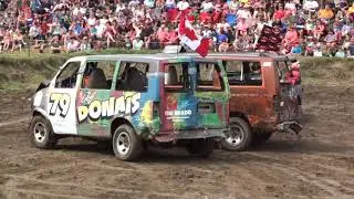 Comber Fair Demolition Derby 2017 | Mini Vans
