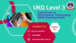 UKQ Level 3 Certificate in Information Technology (Web Development)