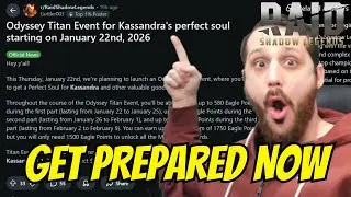 TITAN EVENT STARTING TOMORROW!! | RAID Shadow Legends | RSL
