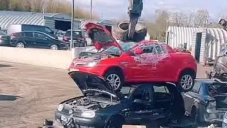💥 VRS Dismantler car. Incredible Large Scale Scrap Car Process #9