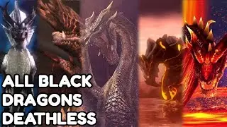 Beating EVERY Black Dragon Without Dying