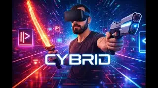 ⚡ PRIMEIRA VEZ NO CYBRID VR! Ritmo, Espadas, Pistolas e MUITA Velocidade! (DEMO)