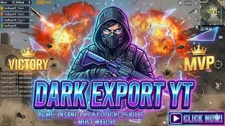 Live streaming of Dark Export YT With Live @BattlegroundsMobile_IN