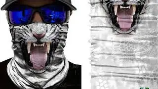 Ghost face Scarf Face Mask Bandana Headwear