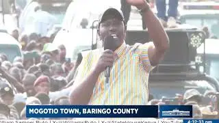 ANGRY RUTO LOSE TEMPER IN MOGOTIO AND LECTURES OPPOSITION LEADERS LIKE KIDS!!