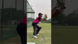 Wicketkeeping coaching points | Coach Dhruv | Keeping tips #crickettechnique #cricketcoaching