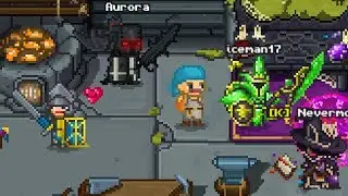 Bit Heroes ios android gameplay - mobile pixel fantasy MMORPG 8-bit 2017