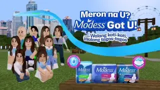 Meron na U? Modess got U! 🩵