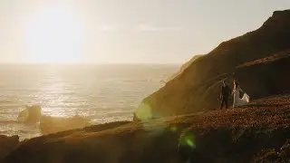 EPIC Sunset On The California Coast | Cinematic Wedding Film