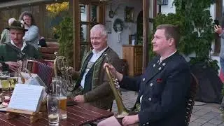 Klausbachmusi bei Gerstreit auf der Terrasse am 29 September 2023