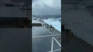 Surviving a journey across the North Sea 🌊 #northsea #shorts #ship