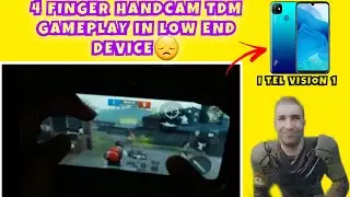 Bgmi❤(4SR Joker)4 finger handcam tdm  gameplay in I tel vision 1 device #4fingerhandcam #bgmi