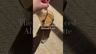 The perfect Almond Iced Latte DOES exist! Click the link in bio to learn how to make it 🧘 #coffee