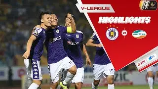 Highlights | Hà Nội FC - Viettel | Trọng Hoàng nhận thẻ đỏ, Quang Hải ghi siêu phẩm | VPF Media
