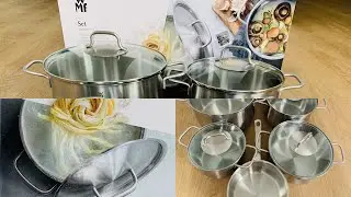 UNBOXING 😍WMF Mattea set of pots 5 pieces. WMF Mattea Grytset 5 delar