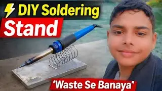Make a Soldering Iron Station in 2 Minutes | DIY Hack #trending# #video #viral #Ronaksaini65