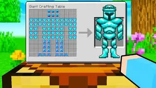 Minecraft, But Crafts Are Gigantic...