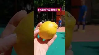 ЧЕЛЛЕНДЖ 5 СЕКУНД ИЛИ ЛИМОН #challenge