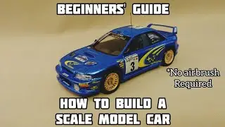 Beginners' Guide - Build a Scale Model Car - Airfix /Heller Starter Set Subaru Impreza WRC 2000 1/43
