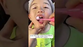 3-Sided Kids Toothbrush &ndash; Cleans All Tooth Surfaces at Once!