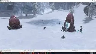 Halo 3 Covenant drop pod landing test