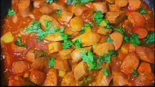 Chicken Sausage Recipe for Bachelors  | Chicken Sausage Masala