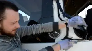 Установка заднего стекла на Mersedes Sprinter