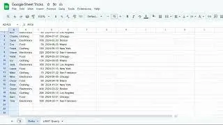 Query in google sheet,#spreadsheet, Get top 5 PRODUCT using LIMIT query with ORDER BY DESC #google