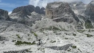 Pale di San Martino Epic MTB Tour. Passo Rosetta -Taibon . La Montagna in Bicicletta.