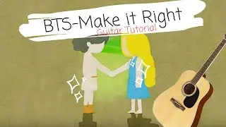 BTS - Make It Right Guitar Tutorial | ABA Music Studio