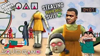 GTA 5 : Franklin Stealing Squid Game Doll From President House || PART # 08 || Afaq Hub 2.0
