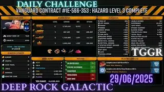 Deep Rock Galactic Daily Challenge 29/06/2025 (TGGR)