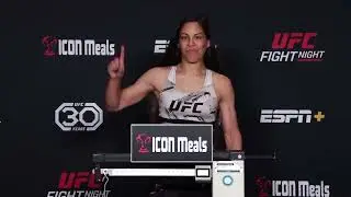 Brogan Walker and Iasmin Lucindo    Weigh ins   UFC   Pavlovich vs  Blaydes Present by (UFC fighter)