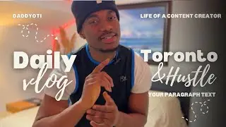 A DAY IN THE LIFE OF A CONTENT CREATOR IN TORONTO| HUSTLE | TRENCHES SALON IN ONTARIO