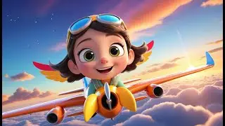Jet Plane Adventure Song | Fun Travel Rhyme for Kids | Learn and Sing Along