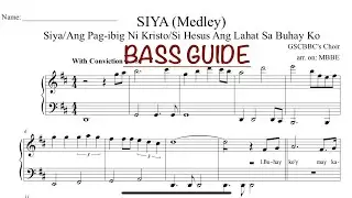 BASS GUIDE - SIYA (Medley)