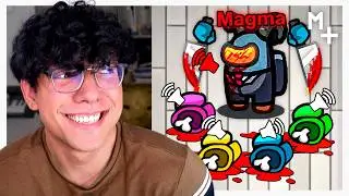 Mis MEJORES Partidas de ASESINO en Among US 😈🔪