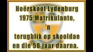 Hoërskool Lydenburg 1975 Matrieks.