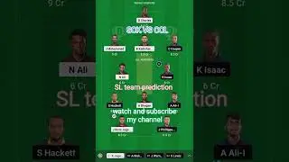 Trinidad T10 blast dream 11 team prediction|| #shortsvideo # SCK VS CCL2023