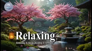 Relaxing Echo: Relaxing Piano Music 🌿Water Sounds for Sleep, Meditation, Spa, Yoga, Relieves stress