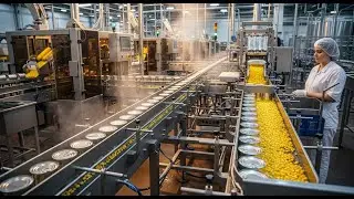 Inside the Sweet Corn Factory: How Canned Sweet Corn Is Mass-Produced Step by Step