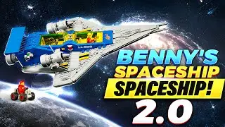 NEW Lego Galaxy Explorer vs. Benny's Spaceship! 🚀 | 80s Classic Space Build