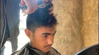 Poor Student Gets FREE Haircut | Relaxing ASMR Barber Sounds 💈✂️