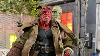 Обзор и демонстрация ретроспективных фигурок Хеллбой и Иван-труп от Mezco Toyz!!