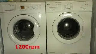 Spin Race No.407 - Beko Excellence  TOL 1600rpm vs Beko BOL 1000rpm