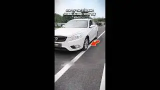 How to Know car Wheel and Road Line Alignment #cardrivingtips #automobile #shorts #knowledge #car