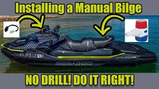 How To: Install a Manual Bilge in YOUR ST3 SEADOO NO DRILL!!
