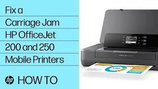 Fixing a Carriage Jam | HP OfficeJet 200 and 250 Mobile Printers | HP