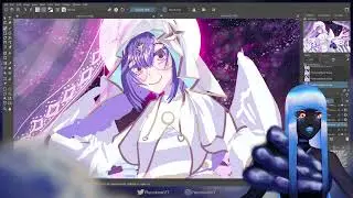 【Krita - Drawing Leia Memoria of Variance Project】Take My Hand (Part 7)